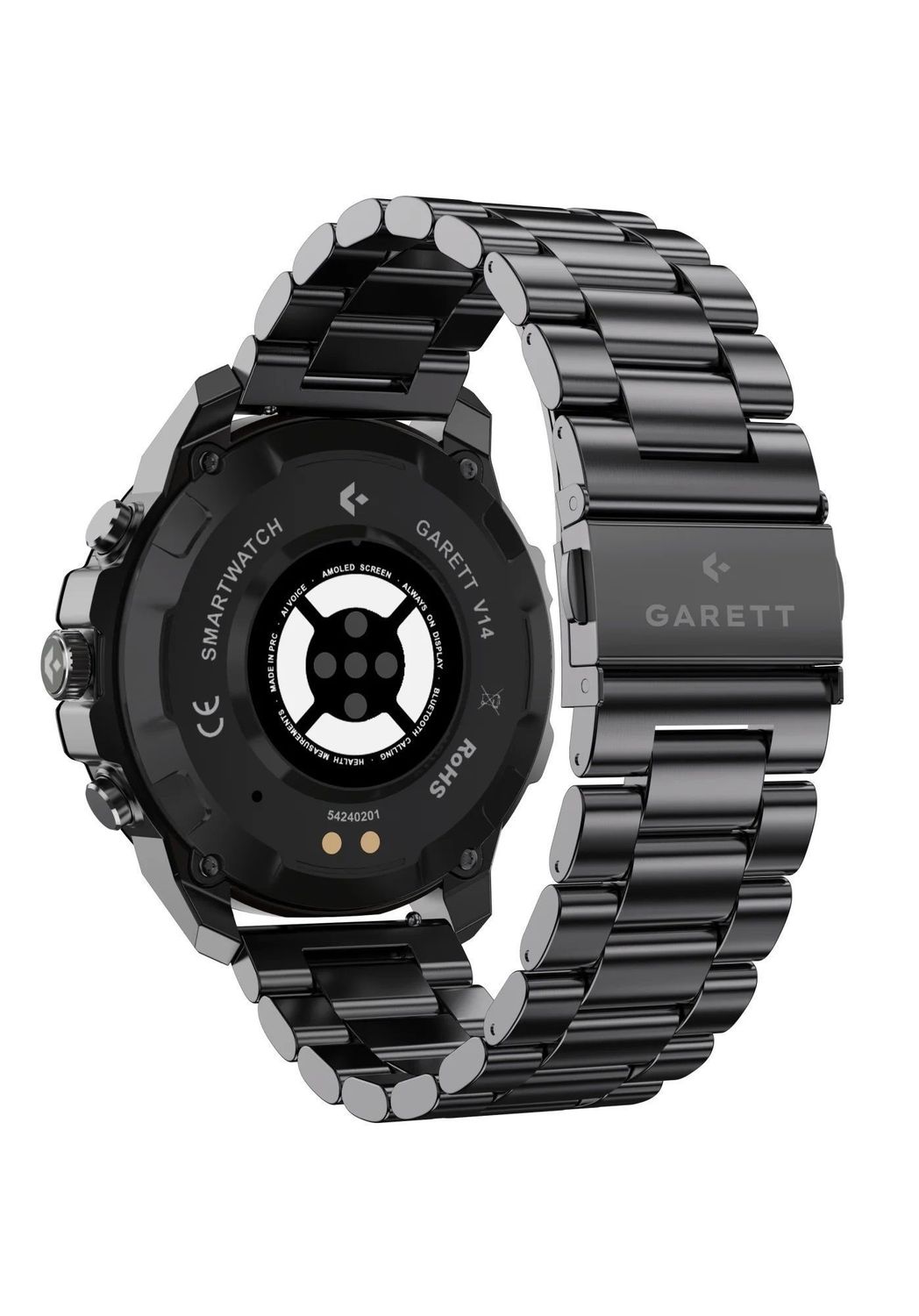 Smartwatch męski Garett V14 czarny stalowy (2).jpg